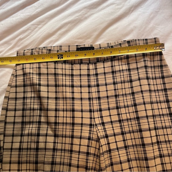 Sanctuary Carnaby Kick Crop Pant Tucson Plaid Elastic Waistband Stretch 1X - Picture 6 of 8